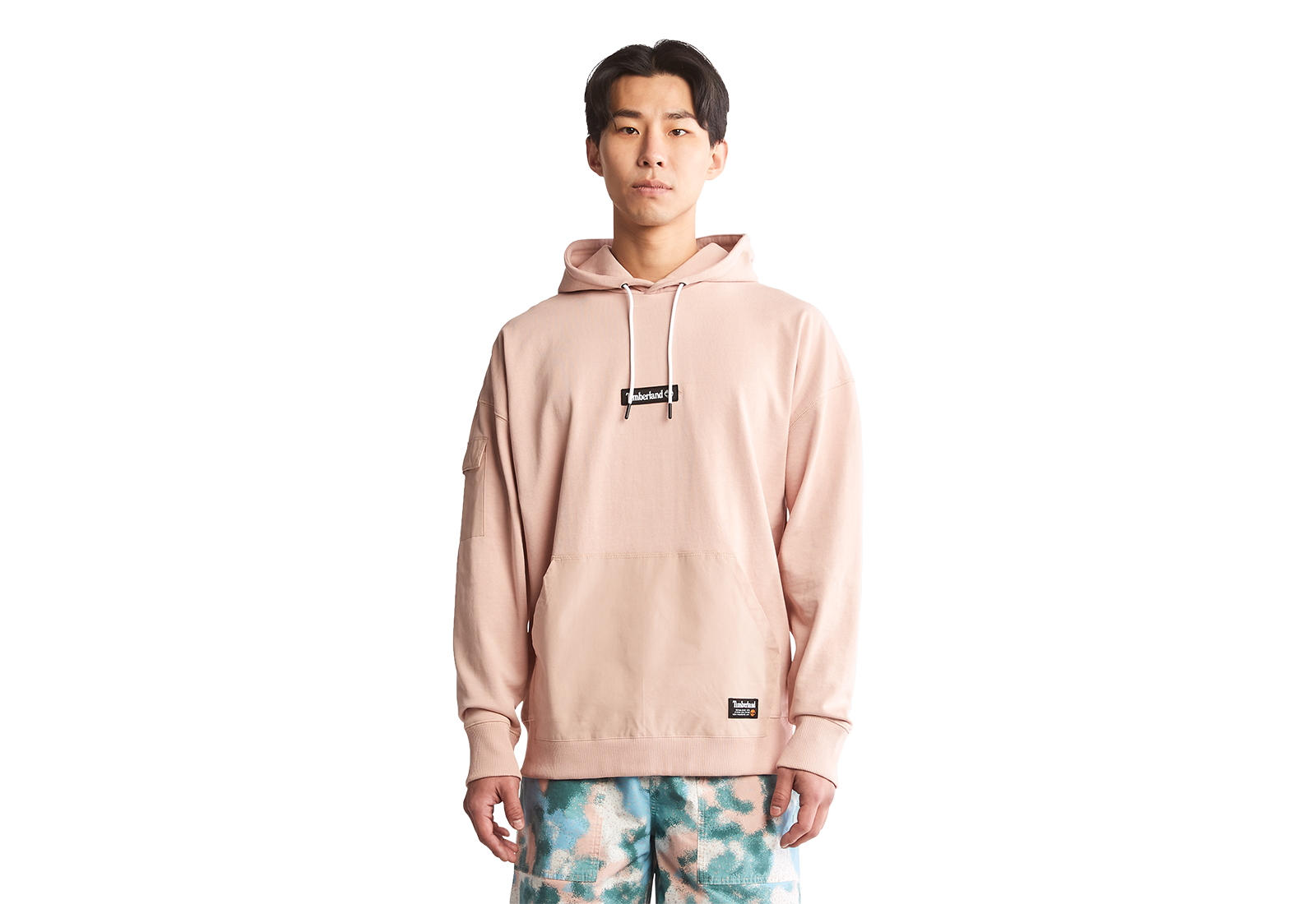 Timberland Oblečení Pu Mixed Media Hoodie