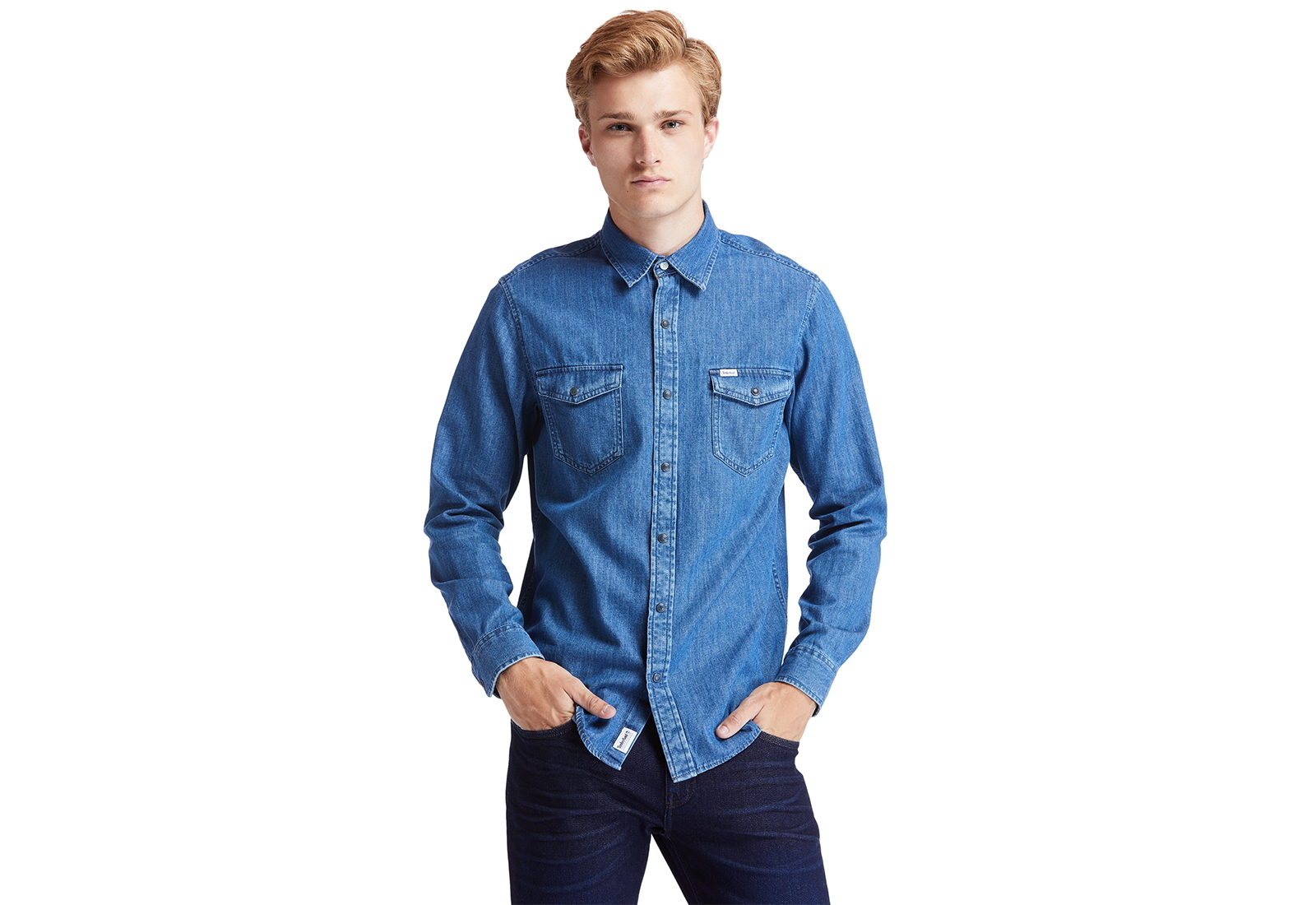 Timberland Oblečení LS Denim Reg Shirt