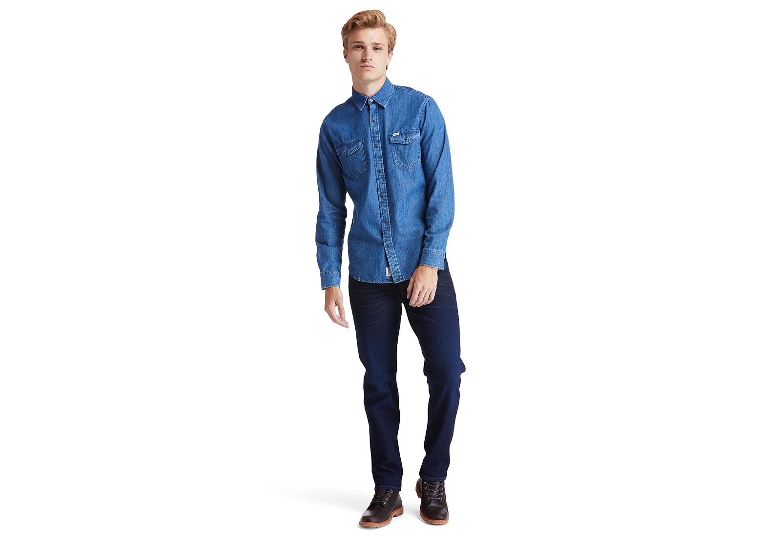 Timberland Oblečení LS Denim Reg Shirt