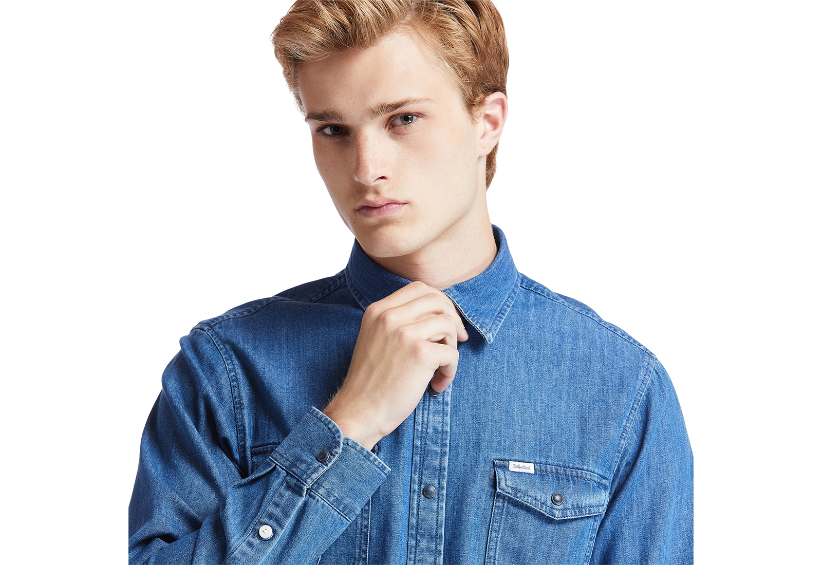 Timberland Oblečení LS Denim Reg Shirt