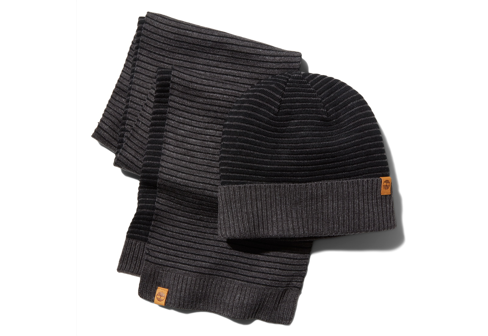 Timberland Oblečení Ottoman Rib Beanie And Scarf Gift Set