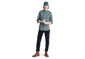 Timberland Oblečení Ls Poplin Check Shirt