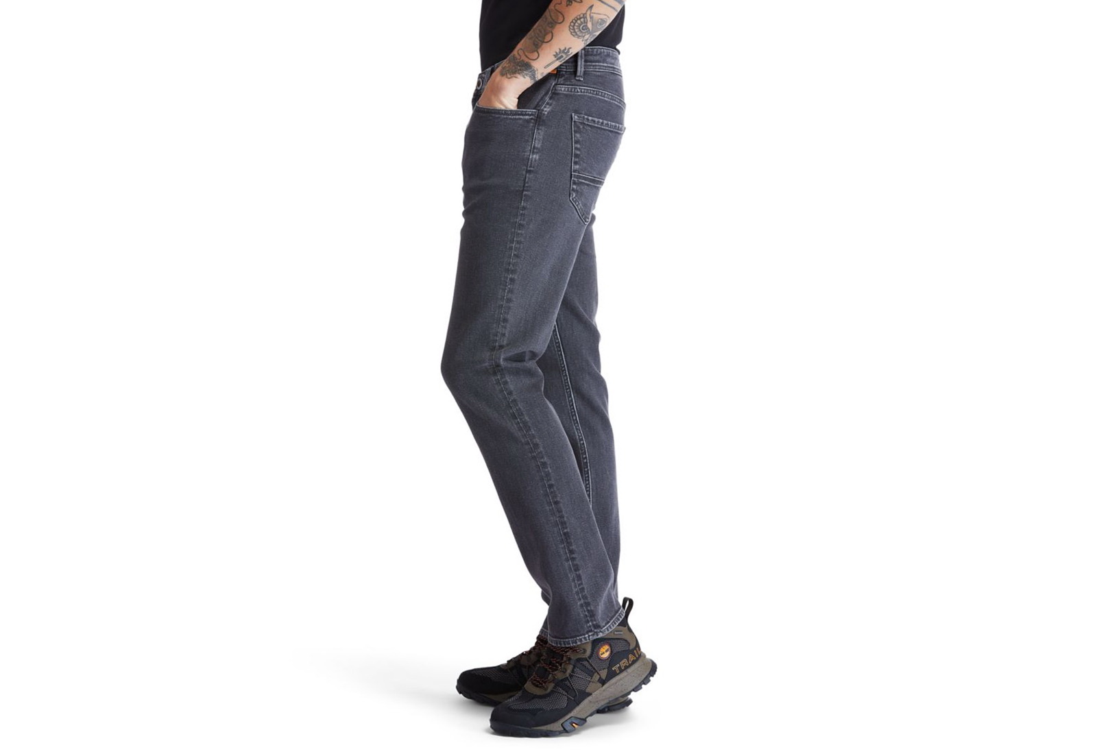 Timberland Oblečení Str Black Indigo Denim