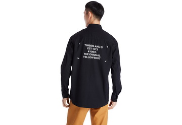 Timberland Oblečení Ww Overshirt Black