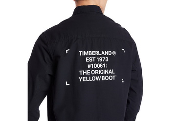 Timberland Oblečení Ww Overshirt Black